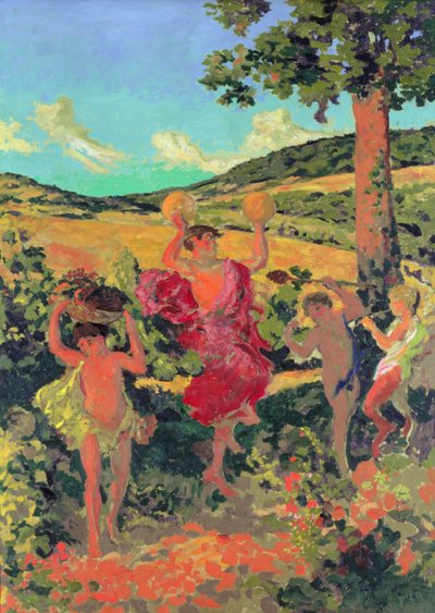 Il trionfo di Bacco (Festa campestre), 1911-13 da Ker Xavier Roussel